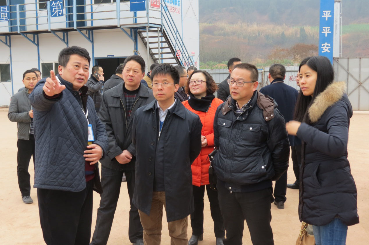 8.Gu hongsong, deputy director of the provincial trust committee, inspected the survey 